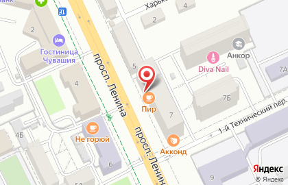 Студия ногтевого сервиса на проспекте Ленина на карте