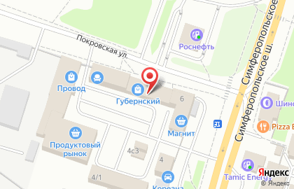 Интернет-провайдер Кибер нет на Симферопольском шоссе на карте