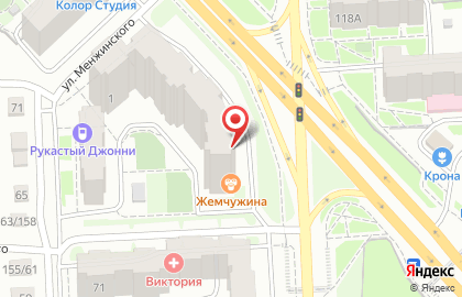Служба доставки суши и пиццы Жемчужина в Красноярске на карте