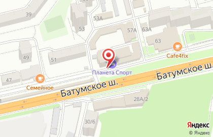 Отель Планета Спорт на карте