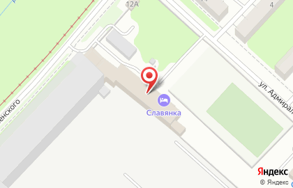 Славянка на улице Адмирала Нахимова на карте