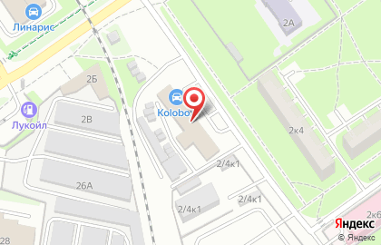Торгово-сервисный центр Kolobox на улице Дьяконова на карте