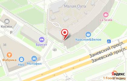Ладога на Заневском проспекте на карте