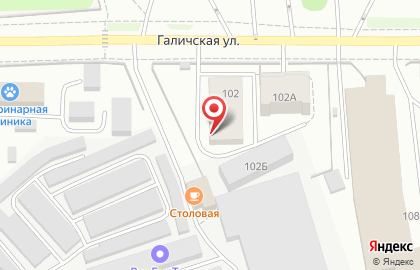 Автосервис Ласточка на Галичской улице на карте