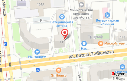 Ремонтная мастерская в Ижевске на карте