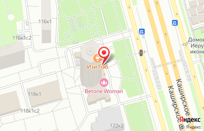 Банкомат Росбанк на Каширском шоссе, 122 на карте