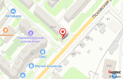 Киоск Лактис в Великом Новгороде на карте