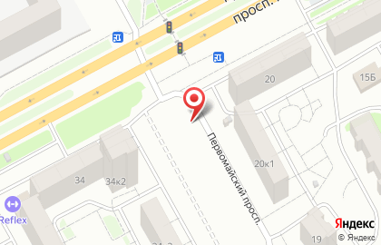 Автостоянка в Кургане на карте