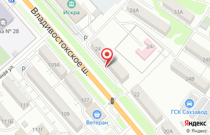 Продуктовый магазин во Владивостоке на карте