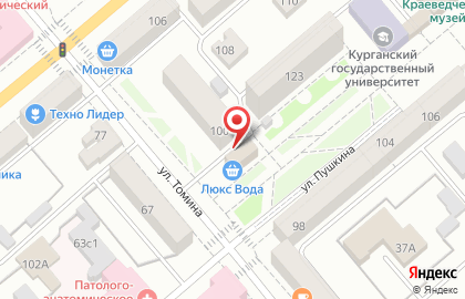 Автоломбард Первая Уральская залоговая компания на Томина на карте