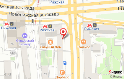 Центр лечения бородавок в Мещанском районе на карте