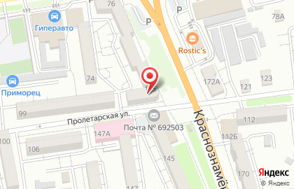 Магазин алкогольной продукции Винлаб на Краснознамённой улице на карте