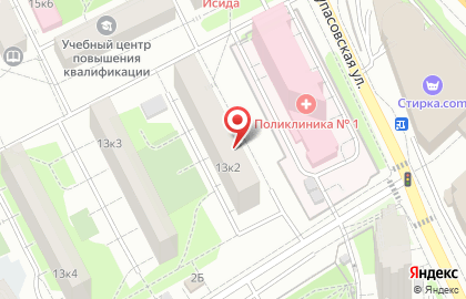 Универсам Верный в Москве на карте