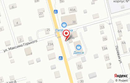 Магазин Деревенское мясо на улице Пушкина на карте
