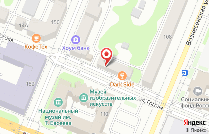 Студия Сорока на улице Гоголя на карте