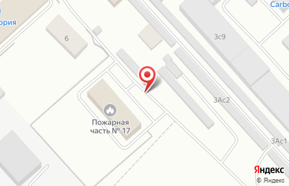 Пожарная часть №17 на улице Космонавтов на карте