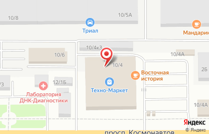 К2 на проспекте Космонавтов на карте