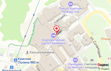 Отель Корпоративный центр Сбербанка на карте