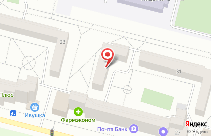 Адвокатский кабинет Иванова П.А. в Центральном районе на карте