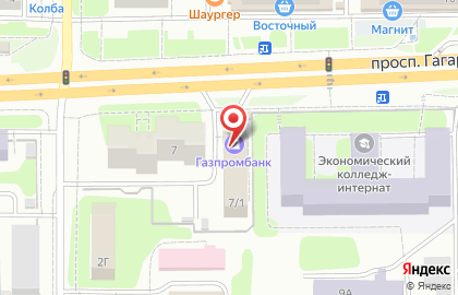Оренбургский областной союз айкидо на проспекте Гагарина на карте
