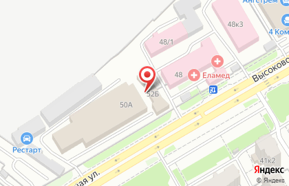 Торговый дом Хоздвор на Высоковольтной улице на карте