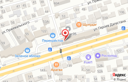 Продуктовый магазин в Махачкале на карте