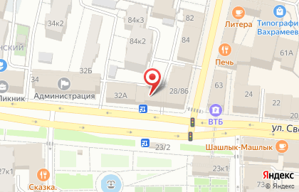 Гостиница Яроблтур на улице Свободы, 30 на карте