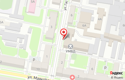 Управление МВД России по г. Дзержинску на карте