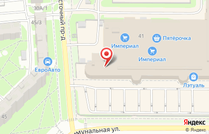 Магазин товаров для рукоделия на Коммунальной улице на карте