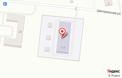 Детский сад Алёнушка на Центральной улице на карте