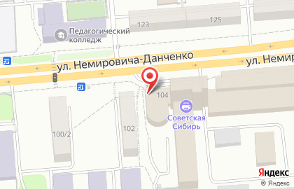 Салон красоты Colorit на площади Сибиряков-Гвардейцев на карте