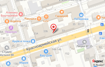 Интернет-магазин ортопедических матрасов и мебели Матрас.ру на Красноармейской улице на карте