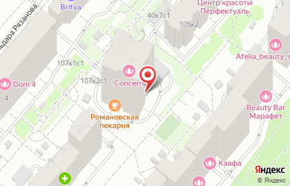 Романовская пекарня на карте
