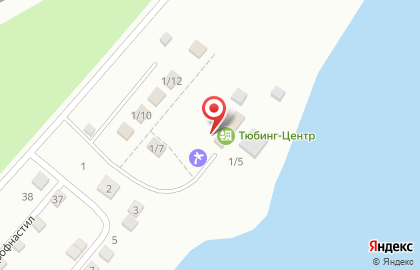 Тюбинг-центр в Тракторозаводском районе на карте