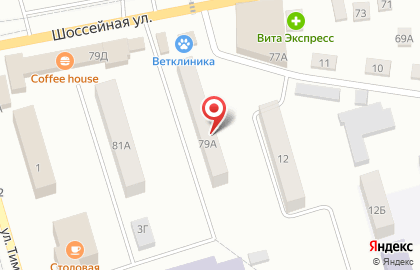 Фабрика надежных дверей Витязь на Шоссейной улице на карте