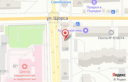 Компания Магнат в Кирове на карте
