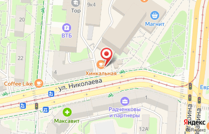 Лаваш на улице Николаева на карте