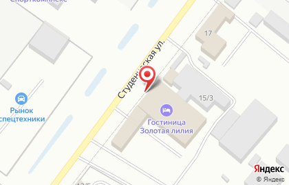 Торговая компания Шиномонтажник на Студенческой улице на карте