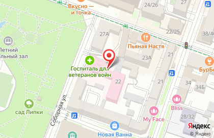 Саратовский областной клинический госпиталь для ветеранов войн на карте