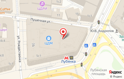Магазин стрит-одежды и аксессуаров 21shop в Театральном проезде на карте