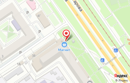 Центральная городская аптека №5 в микрорайоне Макаренко на карте