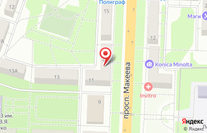 Дом игрушек на проспекте Макеева на карте