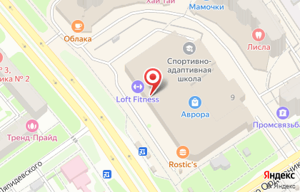 Магазин мясной продукции Мясославль на проспекте Машиностроителей на карте