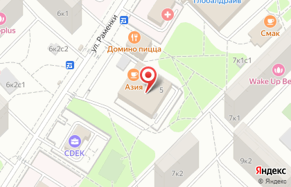 Развлекательный комплекс МАТЧПОИНТ на улице Раменки на карте