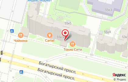 Городской ресторан Токио-city на Комендантском проспекте на карте