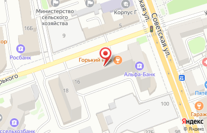 Страховая группа Согаз на улице М.Горького на карте