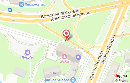 Гама на проспекте Ленина на карте