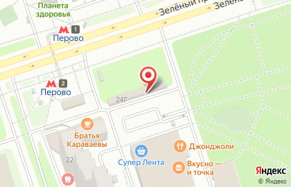 Супермаркет здорового питания ВкусВилл на Зелёном проспекте, 24г на карте