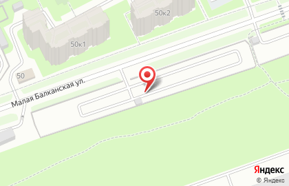 Автостоянка СПб на Малой Балканской улице, 49а на карте