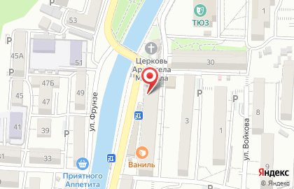 Сеть магазинов мебели, ИП Николенко М.А. на улице Фрунзе на карте